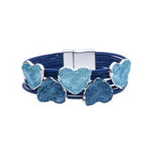 Armband - unebene Herzen - Fox by Ren